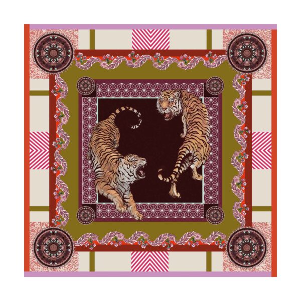 Scarf Tigers Pink - AD Collection