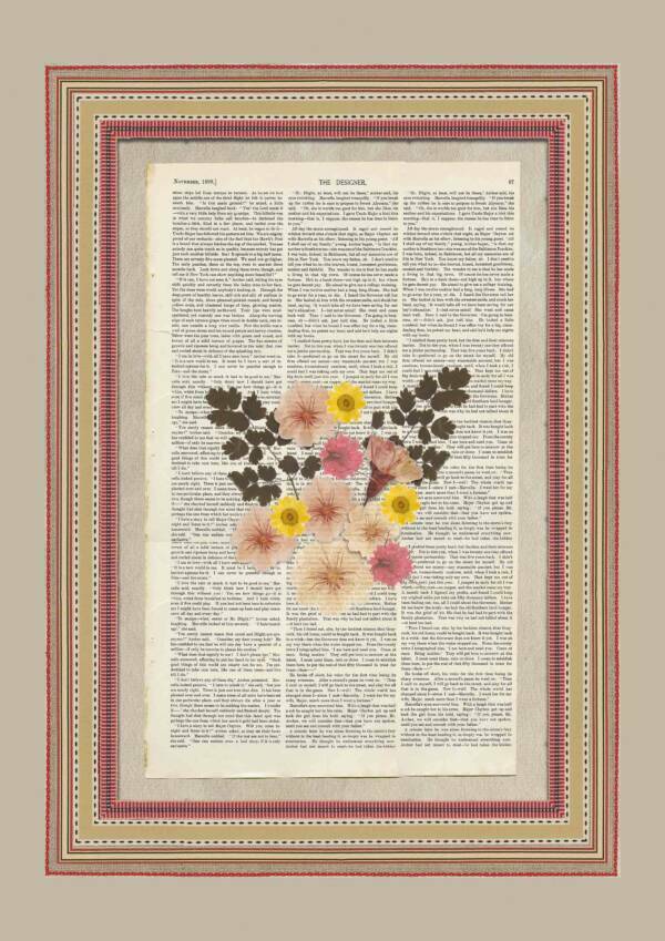 Pressed Flower Collage D - The World of - Laura Stephens